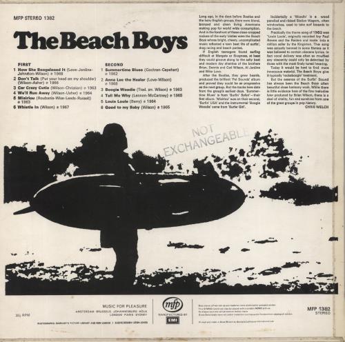 The Beach Boys The Beach Boys UK vinyl LP album (LP record